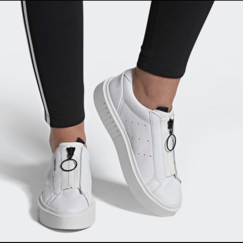 Adidas sleek zip sneakers